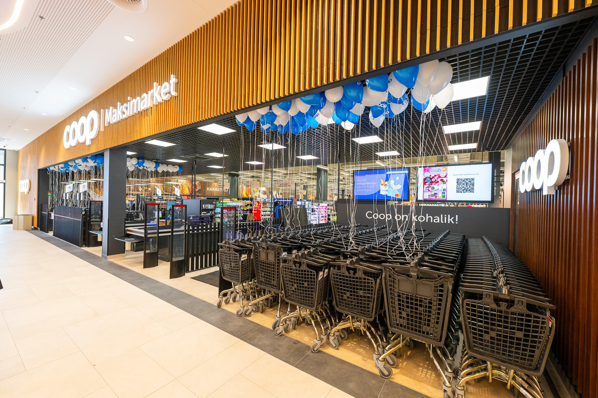 Coop Maksimarket Keila keskuses.